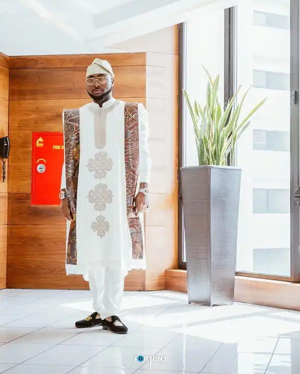 See What Singer Davido Looks Like In Agbada